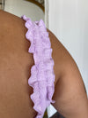VIOLET Lavender Ribbed Bodysuit