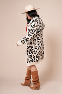 JAIME Oversized Ivory Leopard Sweater