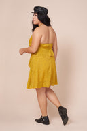 DELILAH Polka Dot Yellow Dress