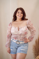 INDIE Distressed Jean Shorts