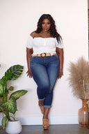 EVA White Milk Maid Top